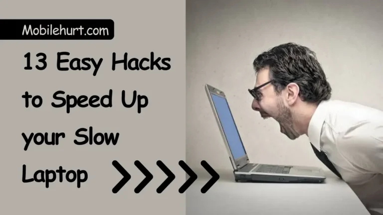 how to speed up slow laptop